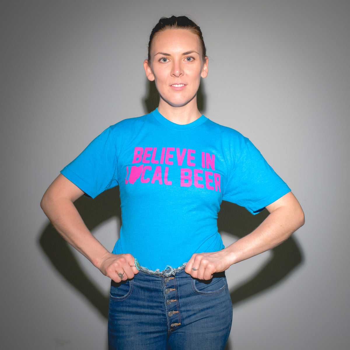 Believe In Local Beer Rock Tee - Mysterioso Rock Art