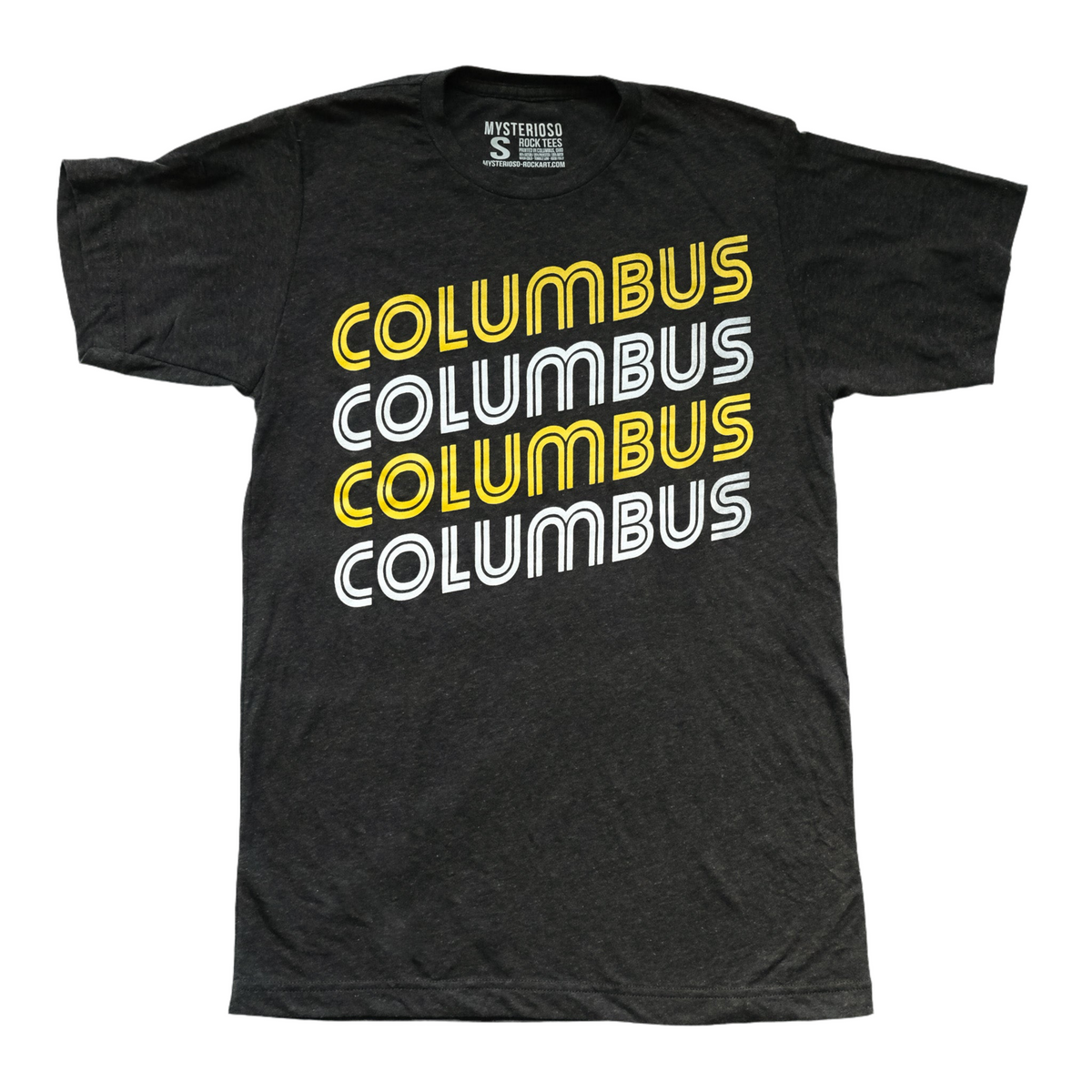 Retro Columbus Rock Tee Mysterioso Rock Art Columbus Crew Inspired Columbus Ohio T-Shirt