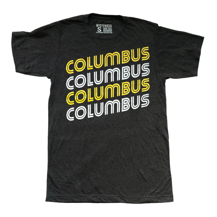 Retro Columbus Rock Tee Mysterioso Rock Art Columbus Crew Inspired Columbus Ohio T-Shirt