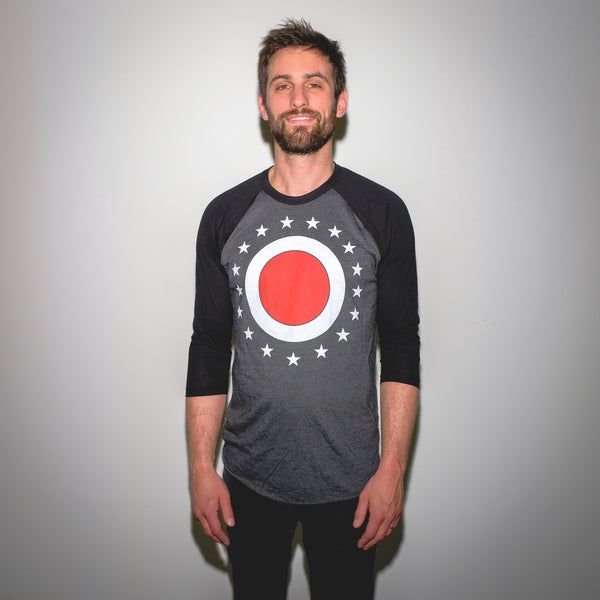 The Union "O" Raglan T-Shirt - Mysterioso Rock Art