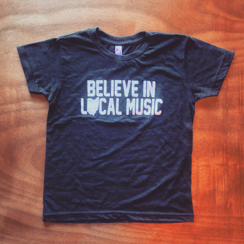 Believe In Local Music Kids Rock Tee