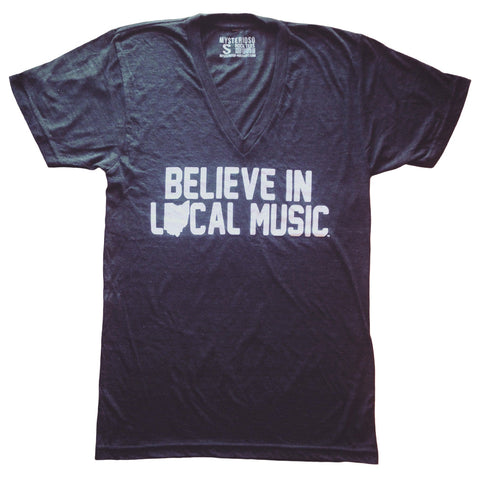 Believe In Local Music Rock Tee