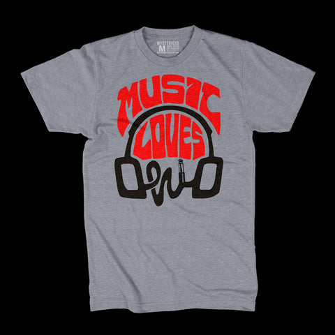 Music Loves Ohio Rock Tee