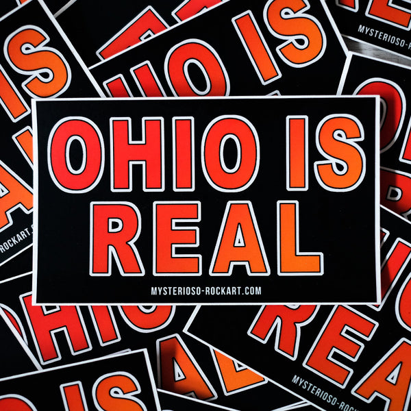 Ohio Is Real, Retro Art Stickers