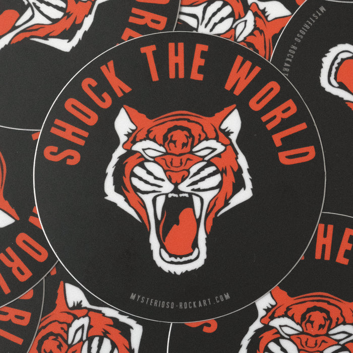 Shock The World Rock Art Sticker - Mysterioso Rock Art