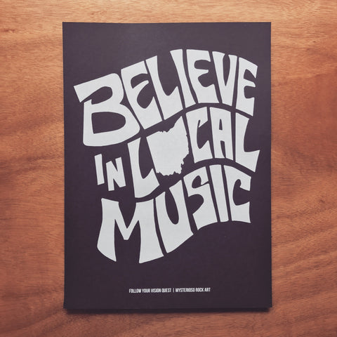 Believe In Local Music V-Neck