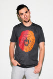 Fire Lion Rock Tee - Mysterioso Rock Art