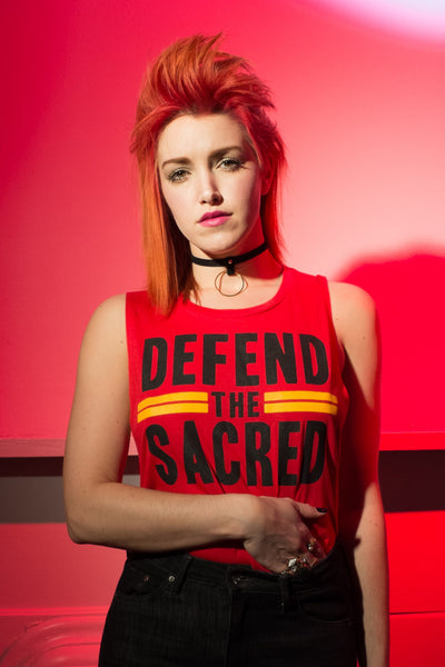 Women's Defend The Sacred Tank - Mysterioso Rock Art