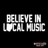 Women's Believe In Local Music Tank - Mysterioso Rock Art