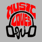 Music Loves Ohio Rock Tee - Mysterioso Rock Art