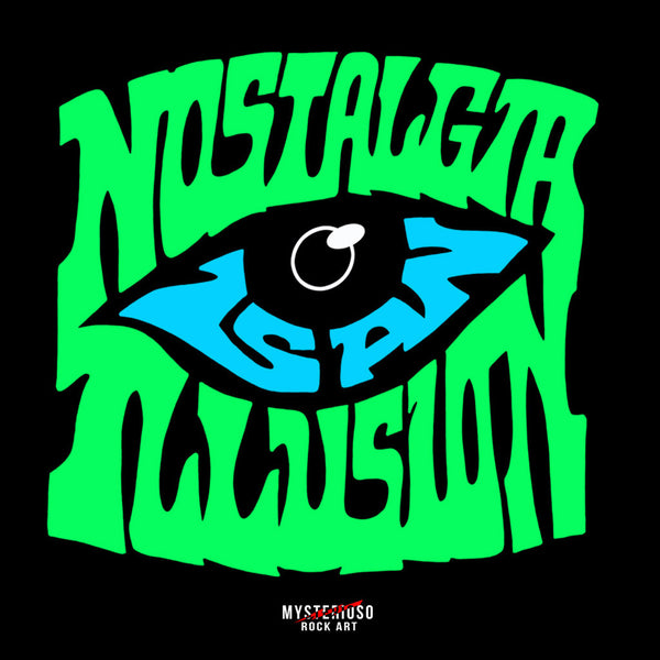 Nostalgia Is An Illusion Rock Raglan - Mysterioso Rock Art