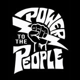 Power To The People Rock Tee - Mysterioso Rock Art