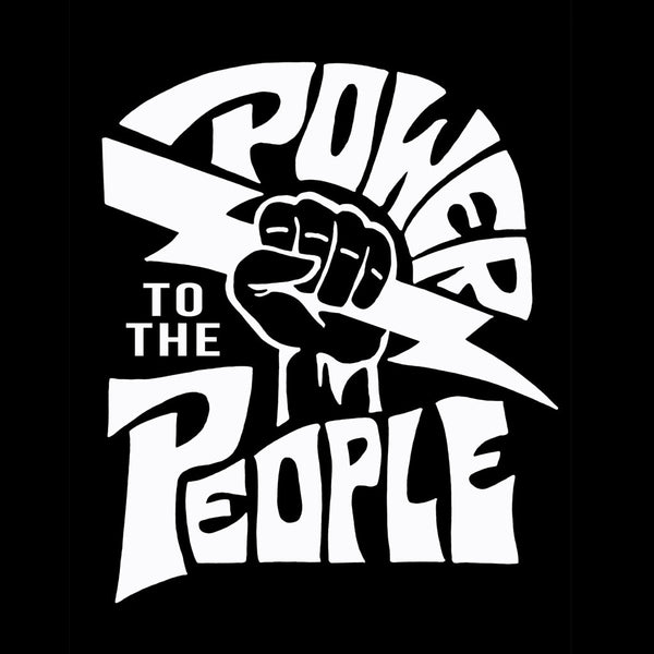 Power To The People Rock Tee - Mysterioso Rock Art