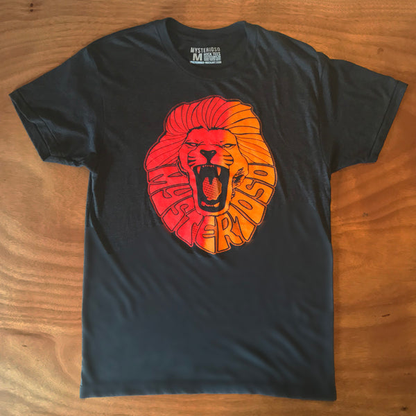 Fire Lion Rock Tee - Mysterioso Rock Art