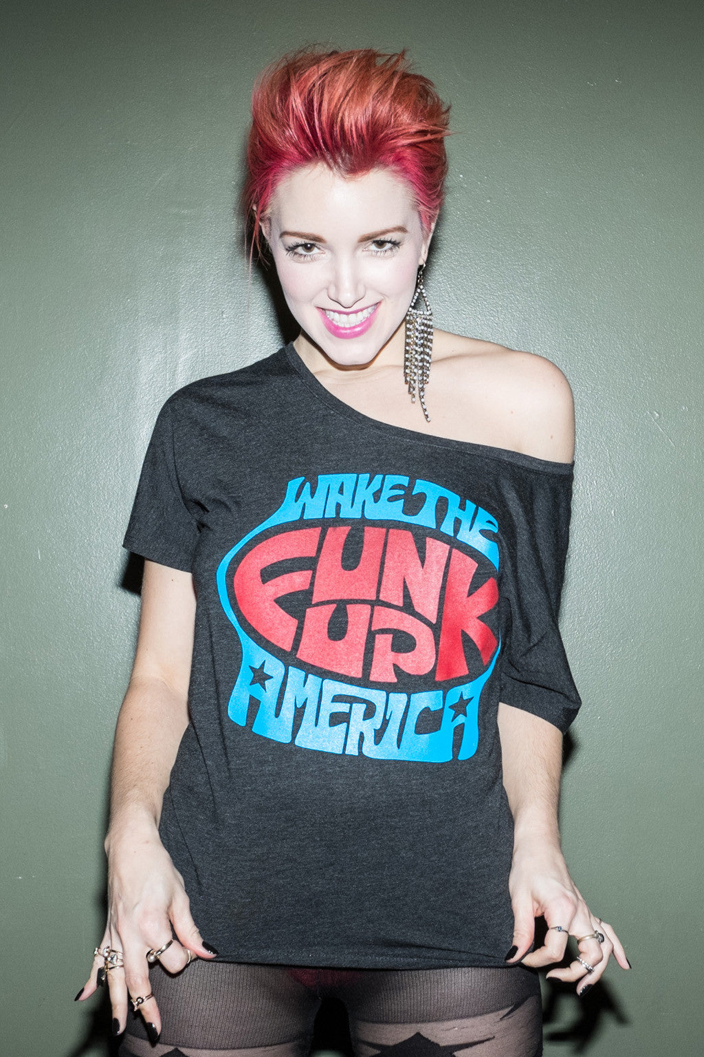 Women's Wake The Funk Up, America - Mysterioso Rock Art