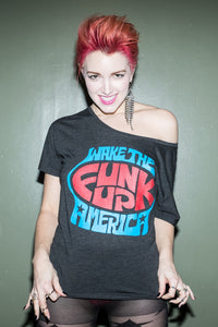 Women's Wake The Funk Up, America - Mysterioso Rock Art