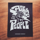 Power To The People Poster - Mysterioso Rock Art